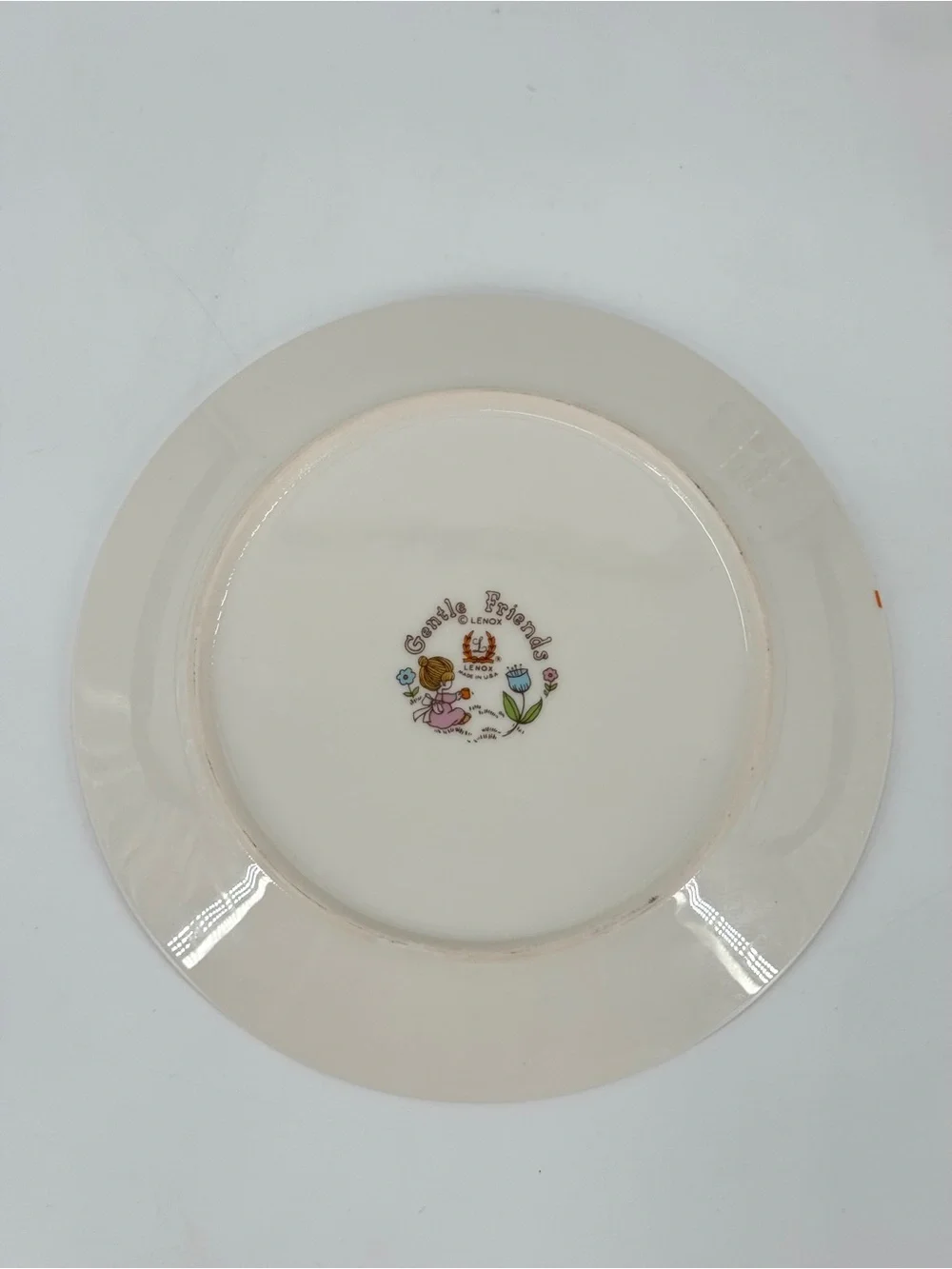 70s VTG-USA LENOX Gentle Friends Children's 3pc Set